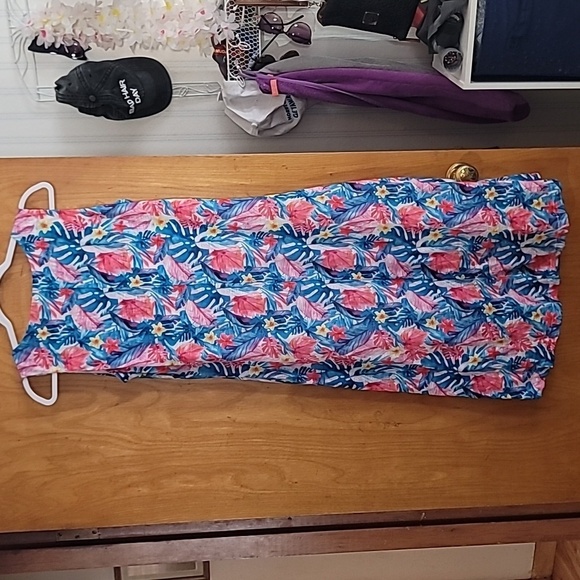 Pre owned Tango Mango Summer Floral Hi/Low Dress - Picture 6 of 8